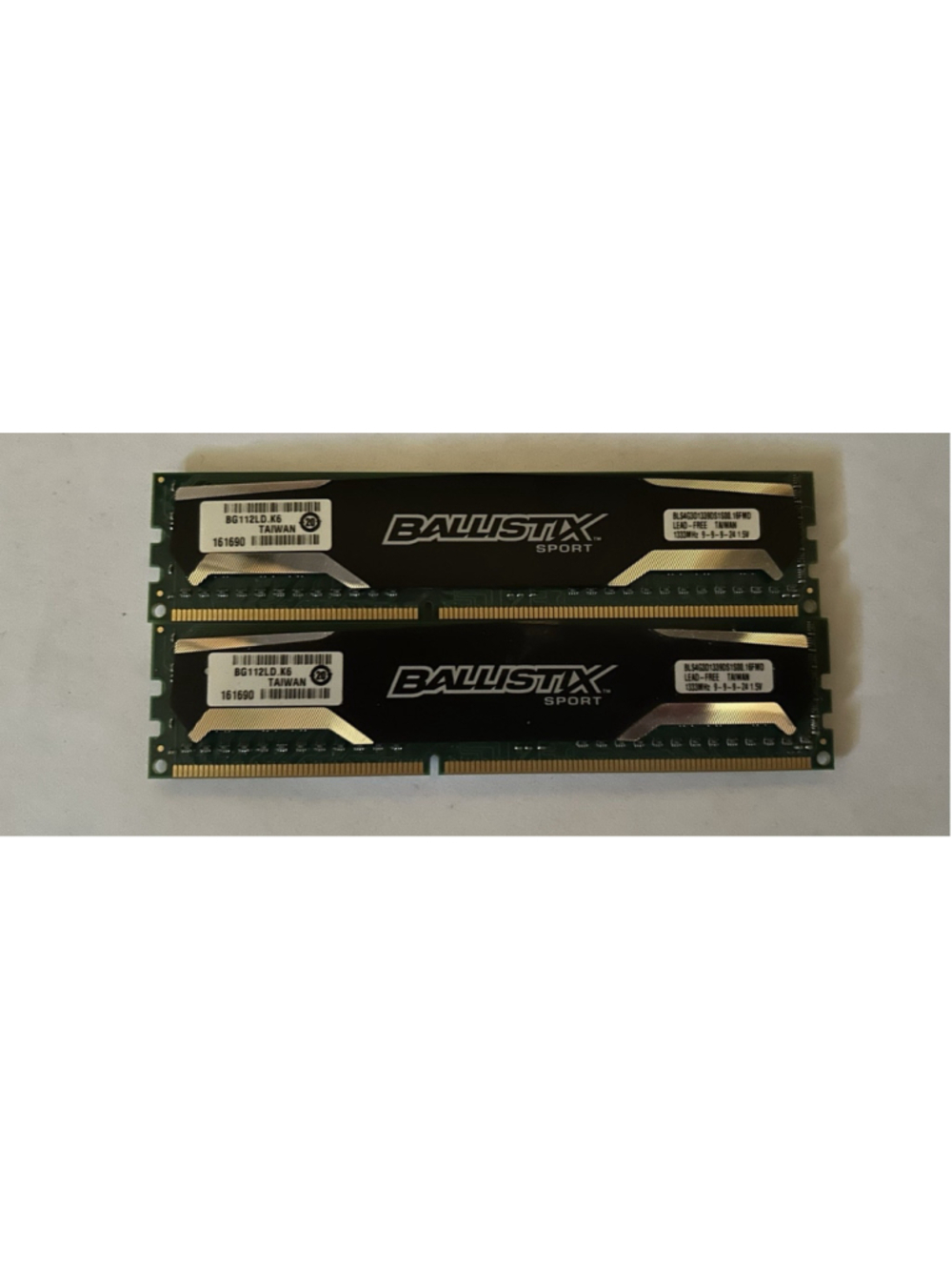 Crucial Ballistix Sport DDR3 RAM 1333MHz One Size Black Green